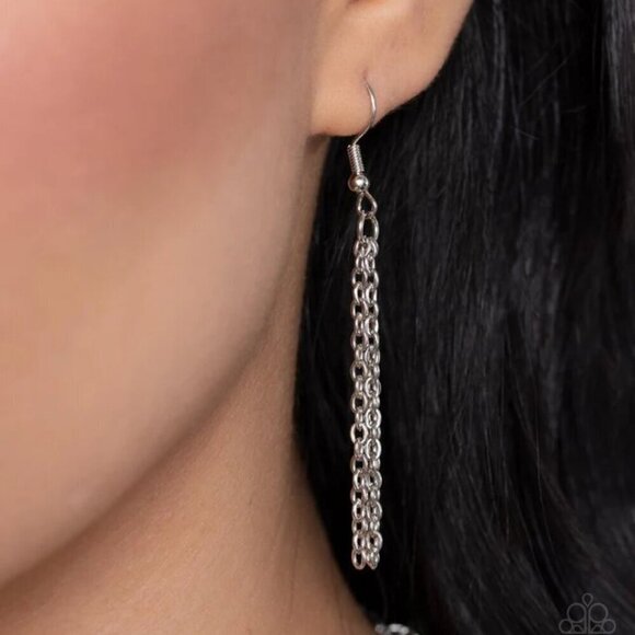 New Age Nautical White Necklace - Picture 3 of 3